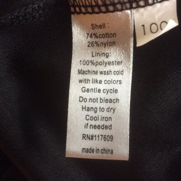 Modbe Black Lace Classic Swing Dress Size Medium - Picture 4 of 4